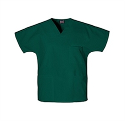 Unisex Cherokee 3-Pocket V-Neck Top