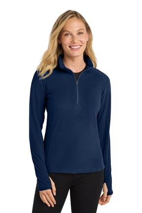 Ladies Microfleece 1/2-Zip Pullover