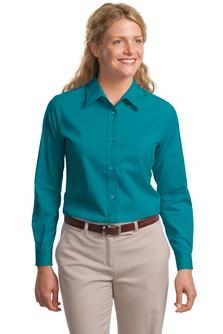 Ladies Easy Care Twill Shirt (Long Sleeve)