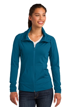 Ladies Sport-TekÂ® Sport-WickÂ® Stretch Full-Zip Jacket