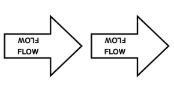Flow Arrow Decal