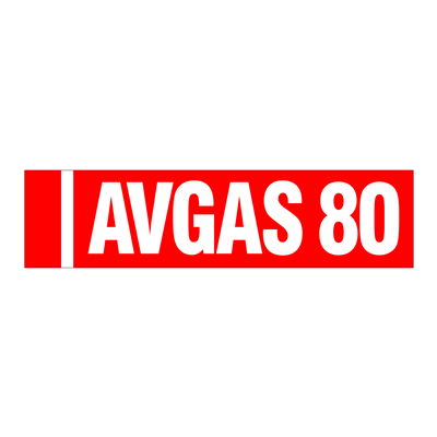 AVGAS 80 Identification Decal