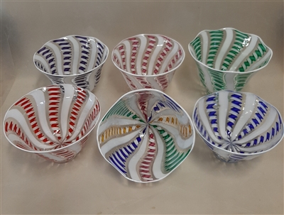 Twisted Cane Candy Dish