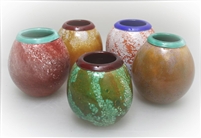 Round Powder Vases