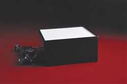 Translucent White Lightbox Black 6.5"Sq
