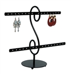 Black Metal Earring Displays