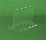 Acrylic Sign Holder - Bottom Loading Upright