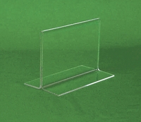 Acrylic Sign Holder - Bottom Loading Upright