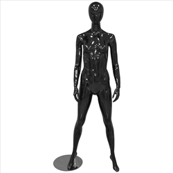 Glossy Egghead Mannequin w/Stand Female 4