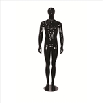 Glossy Egghead Mannequin w/Stand Male 1