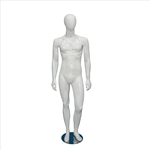 Glossy Egghead Mannequin w/Stand Male 2