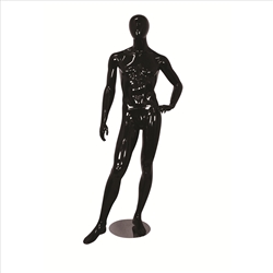 Glossy Egghead Mannequin w/Stand Male 3
