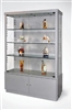 Display Case 48" x 24" x 74", 3 shelves, swinging doors<br>LED Bar in ceiling and with each shelf