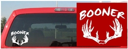 Booner Buck Deer Decal