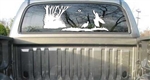 Turkey Pass Thru Mural Decal