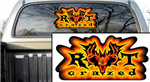 Rut Crazed Orange Decal