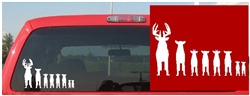 A Deer Family Deer Decal