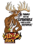 Billy Bob Expandable Buck Deer Decal