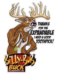Billy Bob Expandable Buck Deer Decal