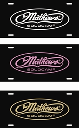 Mathews Archery Solocam License Plates