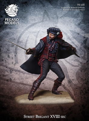 Street Brigand XVIII Sec, 75mm Resin Full Figure Kit