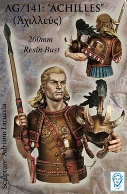AG/141 Achilles, 200mm bust, 17 resin pieces, Sculpted by Adriano Laruccia, Box art painter by Alexandre Cortina Bonastre