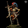 Resin cast fantasy full figure. 80mm