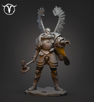 Resin cast fantasy full figure. 80mm