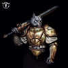 Resin cast fantasy bust in 1/12 scale