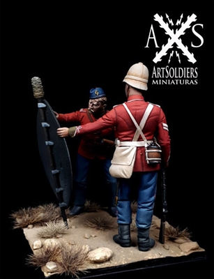 AMS54008 The Patrol II, 54mm high quality resin figures (2 figures)
