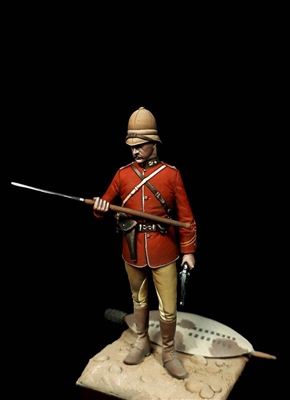 ASM54001 British Officer Zululand 1879, 54mm high quality resin figure