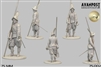 Pikeman, 1630 75mm, resin figure,