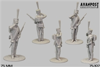 NCO of Grenadier Company, 21st Jaeger Regt, 1812, 75mm full figure resin kit