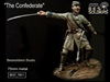 The Confederate, 75mm white metal full figure kit