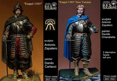 Empel 1585, 75mm resin full figure with alternate heads