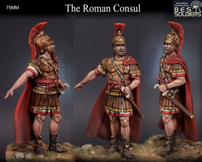 The Roman Consul III bC, 75mm resin full figure