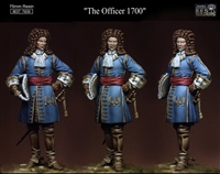 The Officer, 1700, 75mm full resin figure