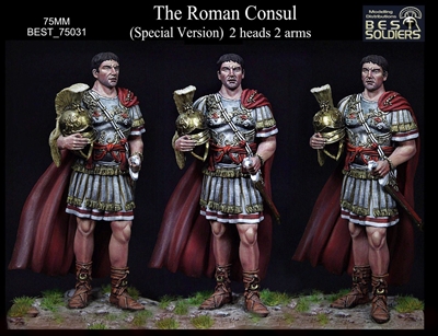 The Roman Consul Special Version, 75mm resin full figure with optional heads and arms