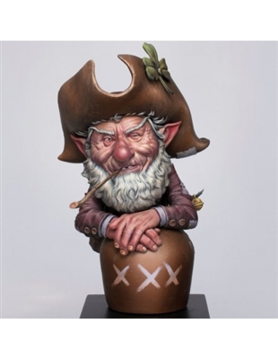 BM0052 Whiskey Jar, 1/12 scale bust, total height 95mm, sculpted by Joaquin Palacios, box art painted by Arnau Lazaro