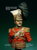 British 17th Lancer, 1837-1840, 1/10 Scale Resin Bust
