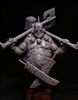 Resin cast fantasy bust in 1/10 scale