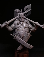 Resin cast fantasy bust in 1/10 scale