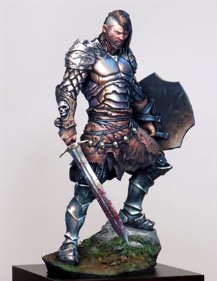 Resin cast fantasy full figure in 75mm