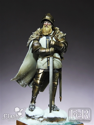 Knight of the Teutonic Order, 1460, 75 mm resin figure