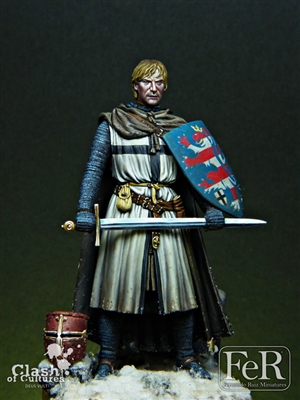 Teutonic Knight Prussia, 1239, 75mm full resin figure with alternate head