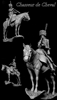 CRS-120-1 Chasseur a Cheval, 120mm resin full figure with horse kit, sculpted by Carl Reid