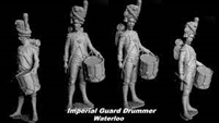 CRS 120-4 Imperial Guard Drummer, 120mm resin figure, sculpt by Carl Reid
