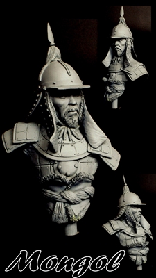 Resin cast bust in 1/6 scale. Sculpted by Carl Reid