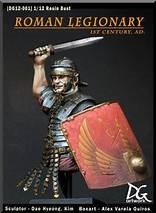 Roman Legionary half figure/bust in 1/12 scale. Resin Cast kit