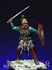 ELI00036 Gallic Warrior, 58 BC, 54mm full figure, 8 resin parts, sculpted by Gianni La Rocca, box art by Jeroni Carmona